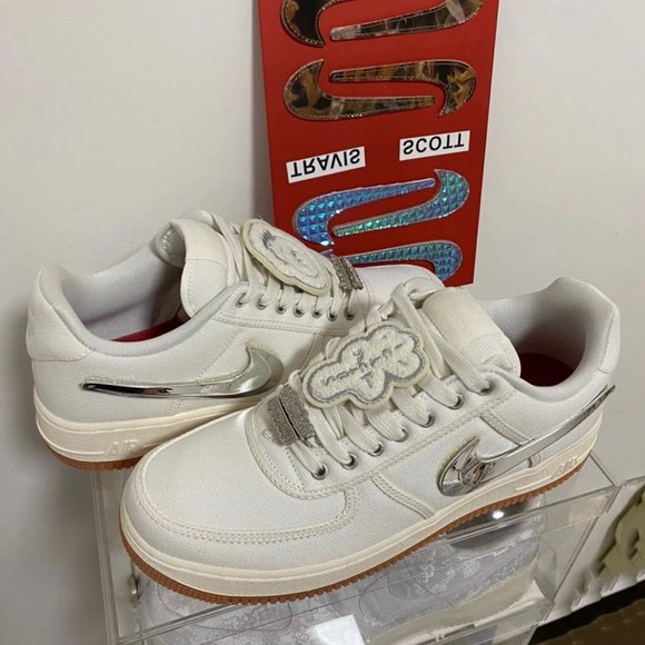 Travis Scott x Nike Air Force 1Low "Sail" - Picture 1 of 5